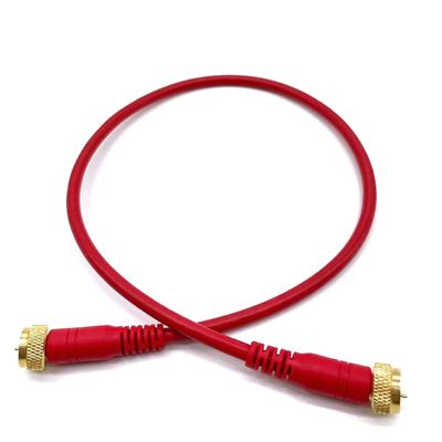 F পুরুষ থেকে পুরুষ সংযোগকারী IPEX OEM DIN ক্যাবল সমাবেশ