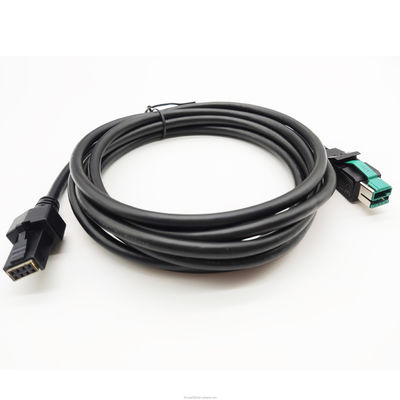 12V 24V পাওয়ারযুক্ত ইউএসবি প্রিন্টার ক্যাবল 12V থেকে 2X48P 1M-5M UL20276