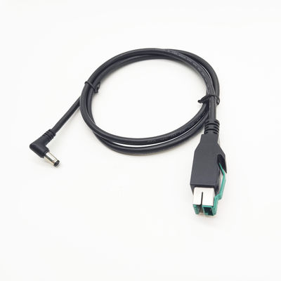 24V 12V পাওয়ারযুক্ত ইউএসবি ক্যাবল পিভিসি নাইলন টিপিই 12V ইউএসবি থেকে ডিসি ক্যাবল 5A দ্রুত চার্জিং